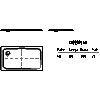 Kaldewei  - Showers  401-2 SUPERPLAN 70x120 with a carrier - 2D dwg