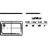 Kaldewei  - Showers  403-1 SUPERPLAN 75x120 - 403-1 SUPERPLAN 75x120 2D dxf