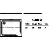 Kaldewei Polska - Brodzik 405-2 superplan 90x110 z nośnikiem - 2D dwg