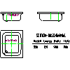 Kaldewei  - Showers  559 sanidusch 75x90x25 - 2D dwg