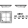 Kaldewei Polska - Brodzik 397 sanidusch 100x100x14 - 2D dwg