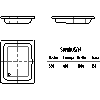 Kaldewei  - Showers  550 sanidusch 80x100x14 - 2D dwg