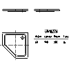 Kaldewei Polska - Brodzik Cornezza 671-1 cornezza 90x90x6,5 - 2D dwg