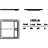 Kaldewei Polska - Brodzik Ladoplan 762-2 ladoplan 90x90 z nośnikiem - 762-2 ladoplan 90x90 z nośnikiem 2D dxf