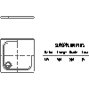 Kaldewei Polska - Brodzik 475-1 superplan plus 90x90 - 2D dwg