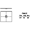 Kaldewei  - Showers  Conoflat 784-2 Conoflat 90x100 with a carrier - 784-2 Conoflat 90x100 carrier-2D dxf