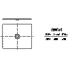 Kaldewei  - Showers  Conoflat 789-2 Conoflat 100x120 with a carrier - 789-2 Conoflat 100x120 carrier-2D dxf