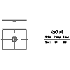 Kaldewei Polska - Brodzik Conoflat 853-1 conoflat 75x90 - 2D dwg