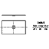 Kaldewei Polska - Brodzik Conoflat 794-2 conoflat 80x140 z nośnikiem - 2D dwg