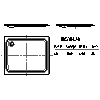 Kaldewei Polska - Brodzik Duschplan 421-2 duschplan 100x120 z nośnikiem - 421-2 duschplan 100x120 z nośnikiem 2D dxf