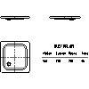 Kaldewei Polska - Brodzik Duschplan 554-1 duschplan 75x80 - 2D dwg