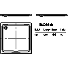 Kaldewei Polska - Brodzik Duschplan 422-1 duschplan 120x120 - 2D dwg