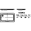 Kaldewei Polska - Brodzik Duschplan 417-2 duschplan 75x120 z nośnikiem - 2D dwg