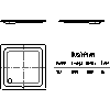 Kaldewei Polska - Brodzik Duschplan 392-2 duschplan 100x100 z nośnikiem - 392-2 duschplan 100x100 z nośnikiem 2D dxf