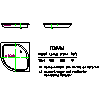 Kaldewei Polska - Brodzik 585-2 fontana 90x90x13 z nośnikiem - 2D dwg