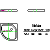 Kaldewei Polska - Brodzik 567-1 fontana 80x80x6,5 z uformowaną obudową - 2D dwg