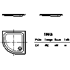 Kaldewei Polska - Brodzik 511-1 zirkon 80x80x6,5 - 2D dwg