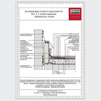 TechnoNICOL  - Roof ballast - Roof Ballast - dilatation of the wall dwg