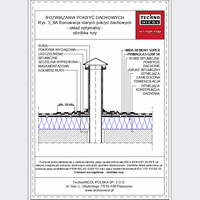 TechnoNICOL  - Renovation of old roofing - Renovation of old roofing - processing tubes dwg