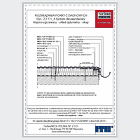 TechnoNICOL  - The two-layer glued-welded to the reinforced concrete insulated with Styrofoam - The two-layer glued-welded to the reinforced concrete insulated with Styrofoam - hood dwg