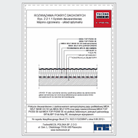 TechnoNICOL  - The two-layer glued-welded to the reinforced concrete insulated with Styrofoam - The two-layer glued-welded to the reinforced concrete insulated with Styrofoam without mounting dwg