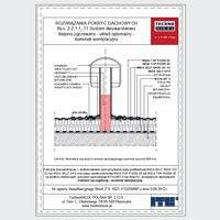 TechnoNICOL  - The two-layer glued-welded to the reinforced concrete insulated with Styrofoam - The two-layer glued-welded to the reinforced concrete insulated with Styrofoam - ventilation chimney dwg