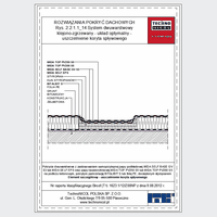 TechnoNICOL  - The two-layer glued-welded to the reinforced concrete insulated with Styrofoam - The two-layer glued-welded to the reinforced concrete insulated with Styrofoam - sealing low pressure trough 2 dwg