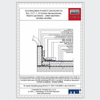 TechnoNICOL  - The two-layer glued-welded to the reinforced concrete insulated with Styrofoam - The two-layer glued-welded to the reinforced concrete insulated with Styrofoam - processing skylight dwg