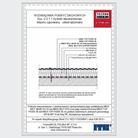 TechnoNICOL  - The two-layer glued-welded to the reinforced concrete insulated with Styrofoam - The two-layer glued-welded to the reinforced concrete insulated with Styrofoam dwg