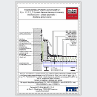 TechnoNICOL  - The two-layer mechanically fixed to the structure with trapezoidal sheet - The two-layer mechanically fixed to the structure with trapezoidal sheet - dilatation of the wall dwg