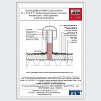 TechnoNICOL  - The two-layer mechanically fixed to the structure with trapezoidal sheet - The two-layer mechanically fixed to the structure with trapezoidal sheet - ventilation chimney dwg