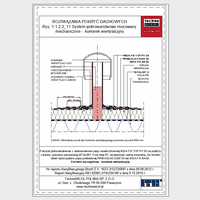 TechnoNICOL  - The single layer mechanically fixed to the structure with trapezoidal sheet - The single layer mechanically fixed to the structure with trapezoidal sheet - ventilation chimney dwg