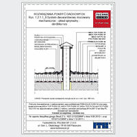 TechnoNICOL  - The two-layer mechanically secured to the reinforced concrete structure - The two-layer mechanically secured to the reinforced concrete structure - processing tubes dwg