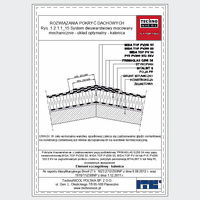 TechnoNICOL  - The two-layer mechanically secured to the reinforced concrete structure - The two-layer mechanically secured to the reinforced concrete structure - ridge dwg