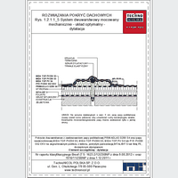 TechnoNICOL  - The two-layer mechanically secured to the reinforced concrete structure - The two-layer mechanically secured to the reinforced concrete structure - dilatation dwg