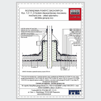 TechnoNICOL  - The two-layer mechanically secured to the reinforced concrete structure - The two-layer mechanically secured to the reinforced concrete structure - treatment of hot pipes dwg