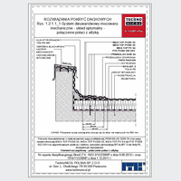 TechnoNICOL  - The two-layer mechanically secured to the reinforced concrete structure - The two-layer mechanically secured to the reinforced concrete structure - processing attic dwg