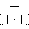 KAN-therm GmbH - Tee 22 - View dwg