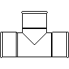 KAN Sp. z o.o. - Trójnik 88,9 - widok dwg