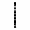 Vertex S.A. - 25mm horizontal wooden shutter - Section dwg