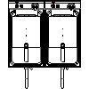 RM GASTRO Polska Sp. z o.o. - Frytkownica Redfox linia 600 FL-66ET - widok dwg