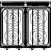 RM GASTRO Polska Sp. z o.o. - Kitchen Table Gas Redfox line 600 SPSL-66G - View dwg