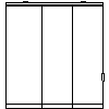 Vertex S.A. - Panel Track - widok z przodu dwg