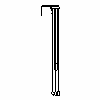 Vertex S.A. - Panel Track - Side view dwg