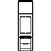 JOTUL Polska - Piec Jotul F 361 HT - dxf widok z przodu dxf