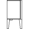 JOTUL Polska - Piec Jotul F 162 - dxf widok z boku dxf