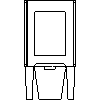 JOTUL Polska - Piec Jotul F 162 - dxf widok z przodu dxf