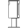 JØTUL UK LTD - Wood stoves  Jøtul F 363 - DXF side view dxf