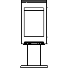 JOTUL Polska - Piec Jotul F 363 - dxf widok z przodu dxf