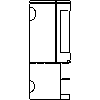 JOTUL Polska - Piec Jotul F 471 SHD - dxf widok z boku dxf